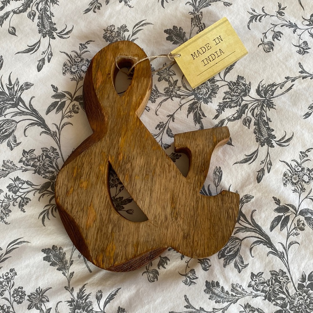 Wooden Letter &